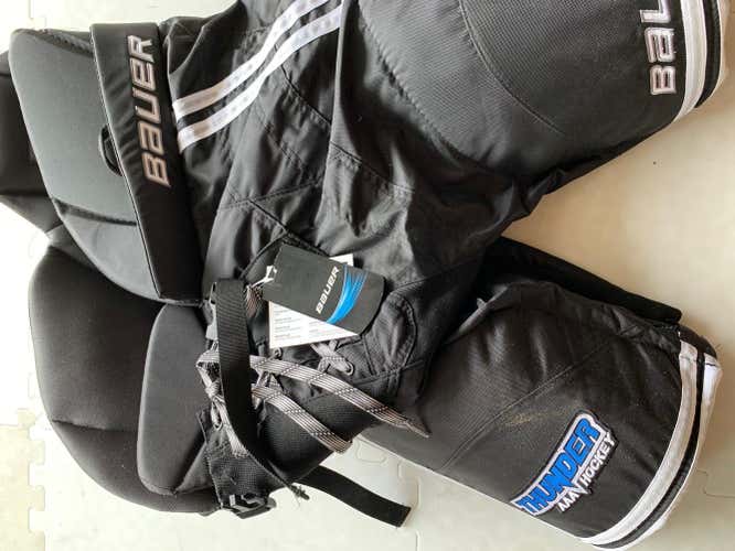 Black New Senior Medium Bauer Nexus Hockey Pants