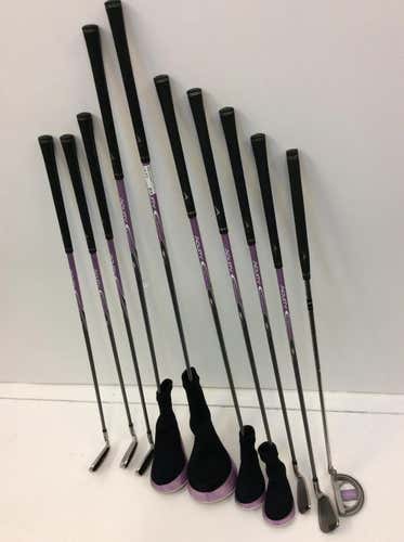 Used Acuity Turbo Max 10 Piece Graphite Ladies Golf Club Sets Ladies