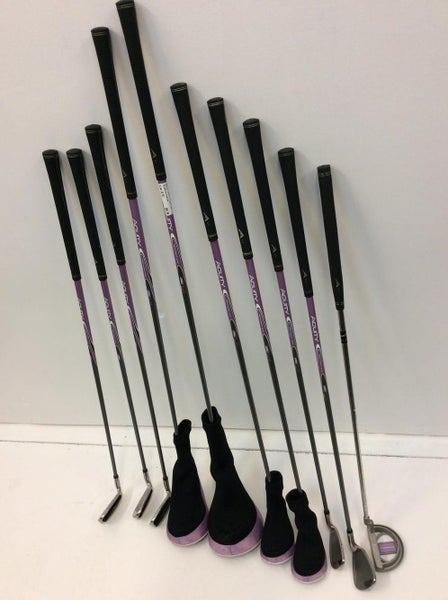Used Acuity Turbo Max 10 Piece Graphite Ladies Golf Club Sets Ladies