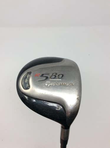 Used Taylormade R580 3 Wood Graphite Stiff Golf Fairway Woods