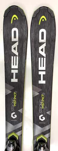 Used Head Strong Instinct Ti All Mountain Skis with Bindings Size 156 (Option 2010374)
