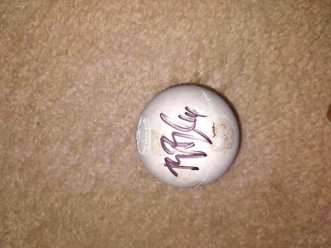 Paul Rabil autographed Used Brine Lacrosse Ball Single Ball