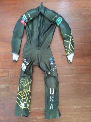 US Ski Team 2020 Padded Unisex Used Medium Spyder Ski Suit FIS Legal