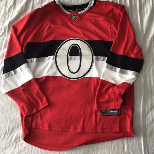 Official Ottawa Senators XL Centennial NHL Hockey Jersey