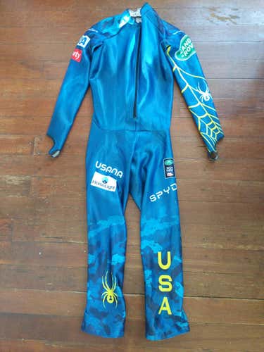 US Ski Team 2021 Unisex Used Large Spyder Ski Suit FIS Legal