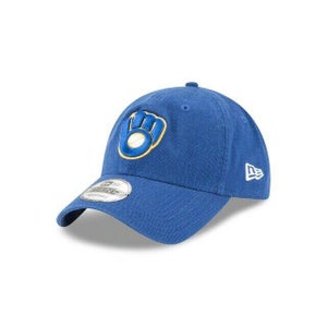 Milwaukee Brewers New Era MLB 9TWENTY Strapback Adjustable Hat Dad Cap Royal 920