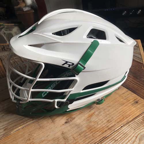White Adult Cascade R Helmet