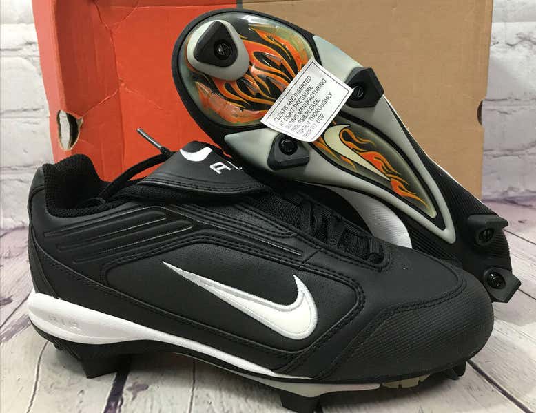 Nike Air Conversion Baseball Cleats Hi Tops Men\'s Size US 10 EU 44 Black 106944 NIKE AIR CONVERSION MENS METAL BASEBALL CLEATS SHOES SIZES 6  main image 3