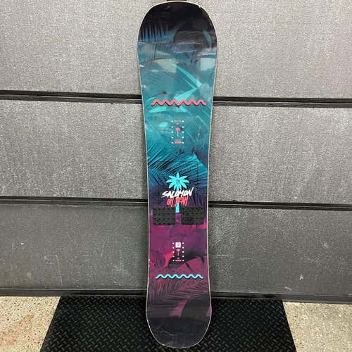 Women’s Snowboard • Salomon 138cm • Freestyle Twin Tip • Turquoise Black Pink