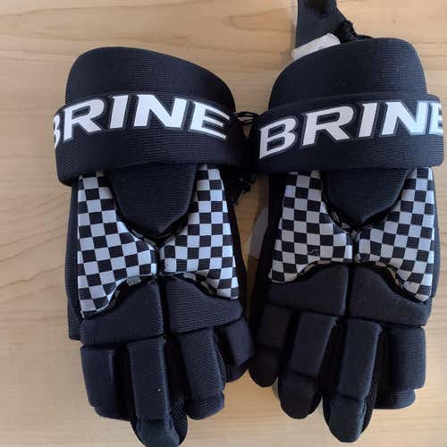 Black Used Player's Brine Uprising 2 13" Lacrosse Gloves