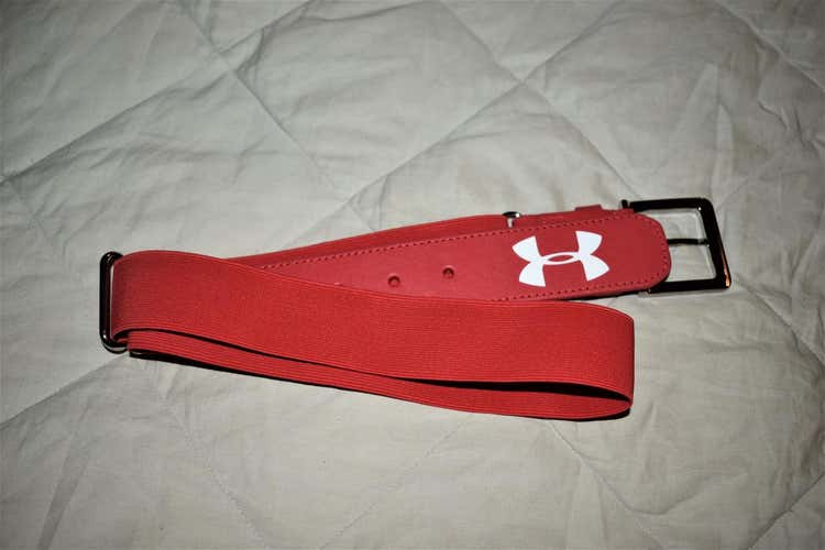 NEW - Under Armour Sports Belt, Red