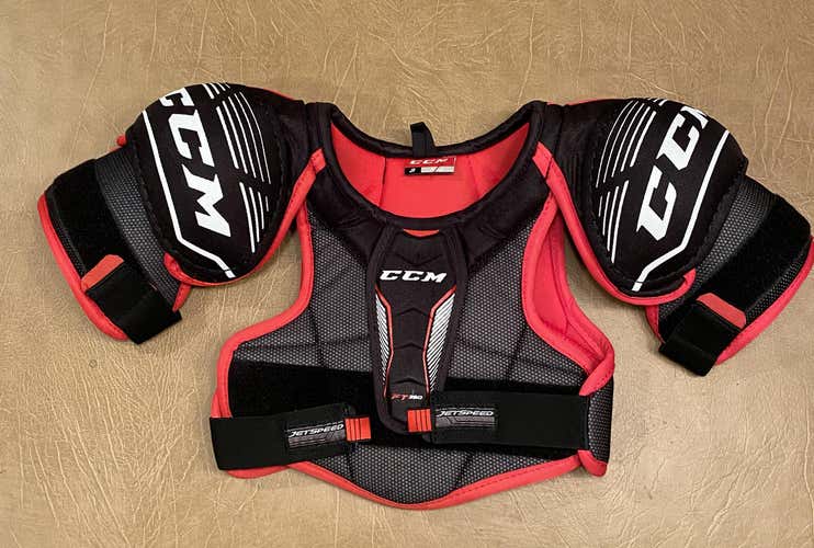 Used Junior Small CCM JetSpeed FT350 Shoulder Pads