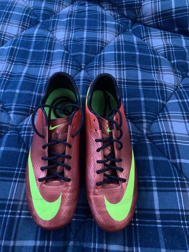 Orange Men's Turf Cleats Nike Mercurial Vapor Cleats