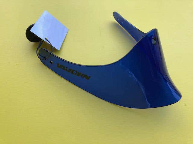 New  Vaughn VTG 2000 Lexan Throat Guard SR BLU