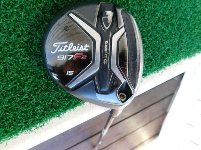 Titleist 917F2 15* Fairway Wood w/ Diamana 60g Regular Flex Shaft