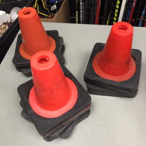 8 Used Hockey Cones/Pylons