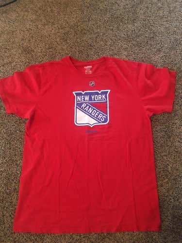 Red Reebok New York Rangers Shirt