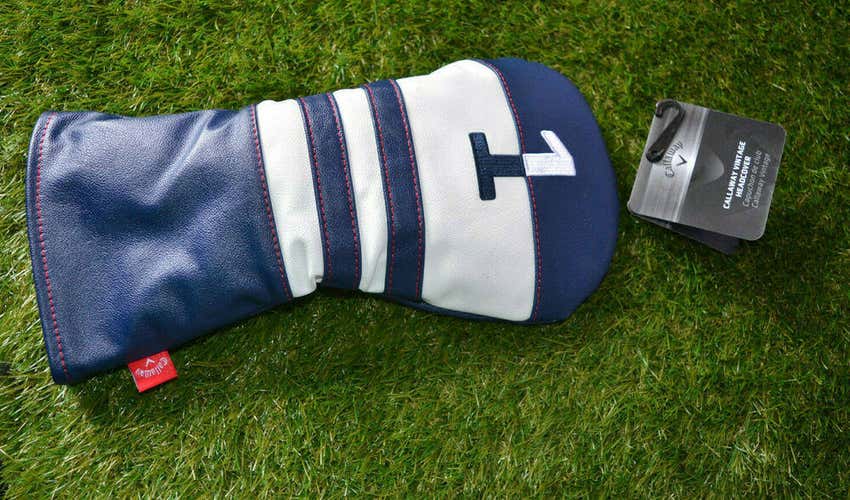Callaway Vintage Driver Head Cover Red White and Blue