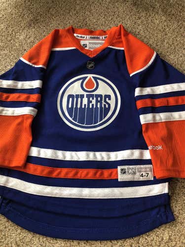 Blue Youth Small Reebok Jersey