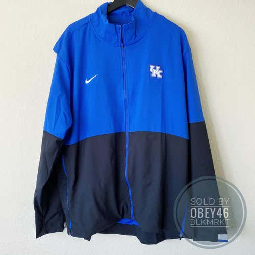 Rare Nike Therma University of Kentucky Full Zip Jacket Official On Field