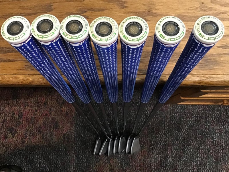 Cobra 1 Length Right Handed King F9 Speedback Iron Set Regular Flex Steel Shaft 5-9 + P &W *Arcos*