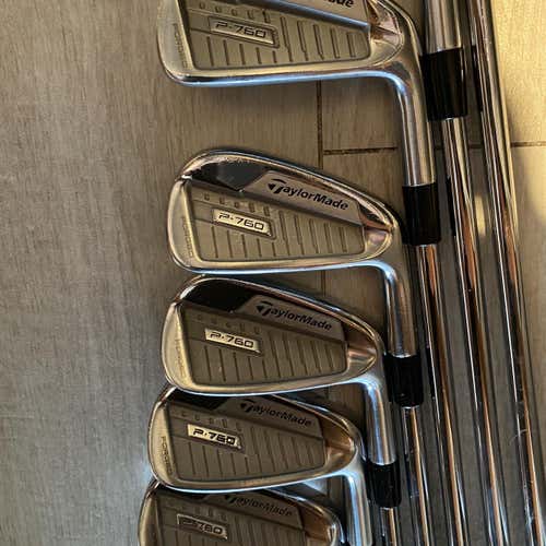 Men's Right Handed P760 Extra Stiff Flex Steel Shaft Iron Set