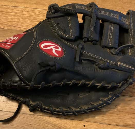 Black High School/College First Base Renegade 12.5" Baseball Glove