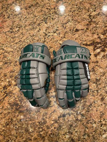 Green New Player's Brine King 13" Lacrosse Gloves