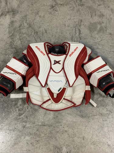 Used Senior Large Bauer Vapor 1X Goalie Chest and Arm Protector Goalie Chest Protector