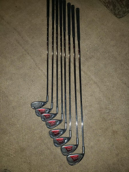 Used Men's Callaway Left Hand Clubs (Full Set) Uniflex 11 Pieces