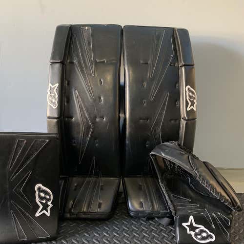 Black Intermediate Brian Net zero 31" Regular  Goalie Full Set