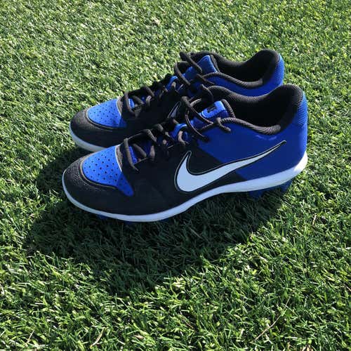 Blue Kid's Molded Cleats Low Cut