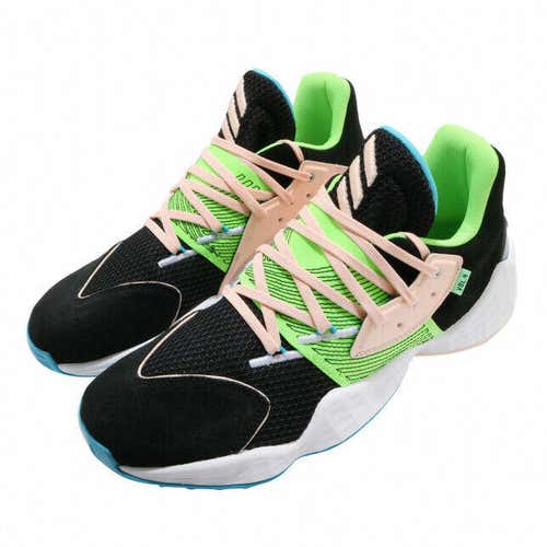 ADIDAS JAMES HARDEN VOL 4 IV BASKETBALL SHOES SIZE 11 BRAND NEW GCA JH CORE BLACK CORAL PINK GREEN