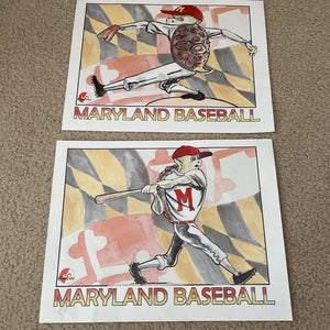 University of Maryland Baseball giveaway mini poster lot