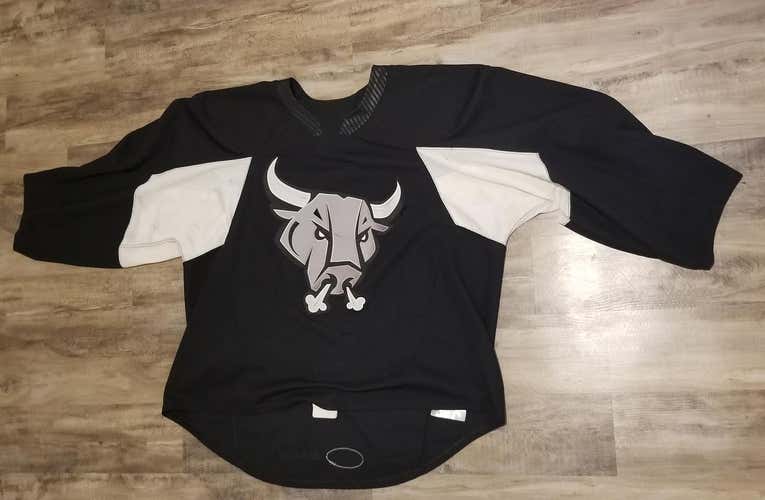 Black Used Adult AHL Goalie Cut CCM Jersey