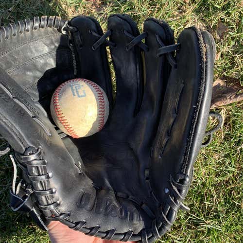 Black High School/College Pitcher's A2000 11.75" Baseball Glove