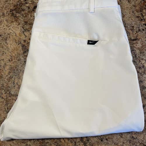 White Adult 32x30 Nike Pants