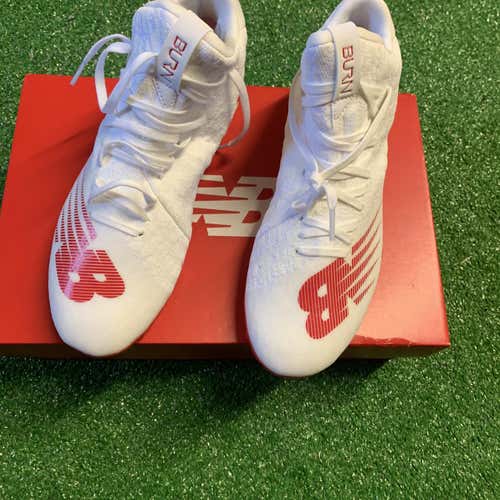 White Men's Molded Cleats New Balance
