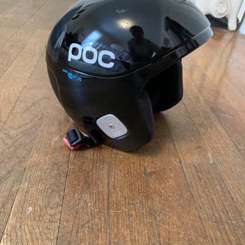 Black Unisex Medium/Large POC Skull Orbic Comp Spin Helmet FIS Legal