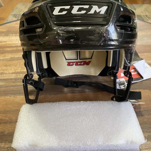 Black New Medium CCM Tacks 110 Pro Stock Helmet