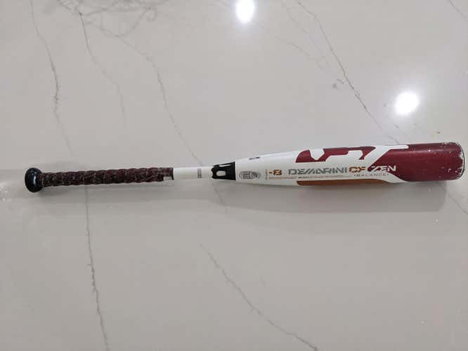 Used 2018 USSSA Certified DeMarini CF Zen Bat (-8) 22 oz 30"  **Updated pics**