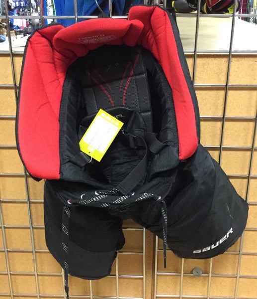 Bauer Used Large Black Junior Hockey Pants