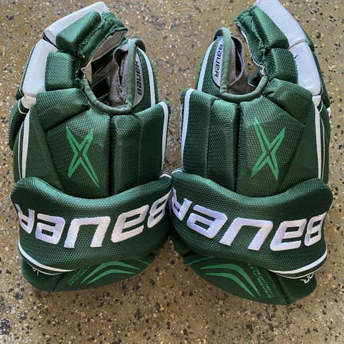 Green Senior Bauer Vapor X800 Lite 15"  Gloves
