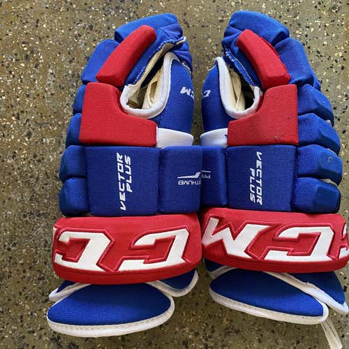 Blue Senior CCM Vector 15"  Gloves