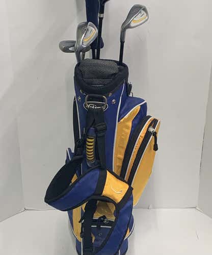 Used Linksman Jr 5 Piece Graphite Regular Age 6-8 Golf Club Sets Junior