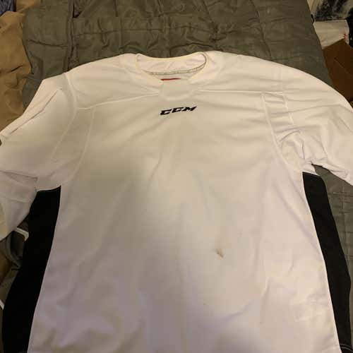 White Adult Practice Jersey - Size Adult XXL