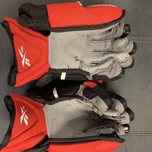 Red Senior Reebok 11KP 14" Pro Stock Gloves