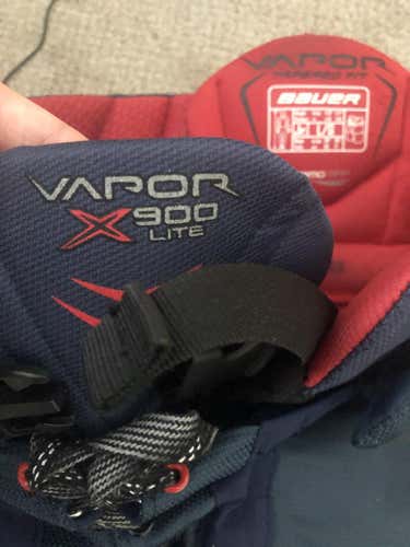Blue Used Junior Large Bauer Bauer Vapor X900 Lite Hockey Pants