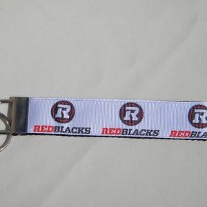 Handcrafted Canadian Football Ottawa Redblacks Key Chain Wristlets NEW