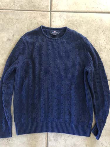 Men's Used Vineyard Vines Pullover Cotton/Linen Sweater. Adult Medium.